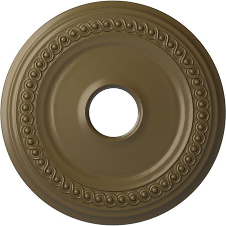 Ekena Millwork Classic Ceiling Medallion (Fits Canopies up to 12 3/4"), 18 5/8"OD 4"ID x 1 1/8"P, Mississippi Mud CM19CLMMF